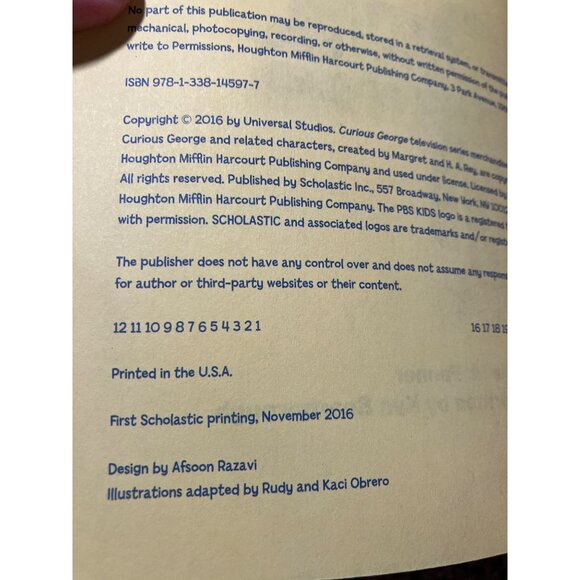 Scholastic Curious George books Bundle of 3 Books - Picture 7 of 8